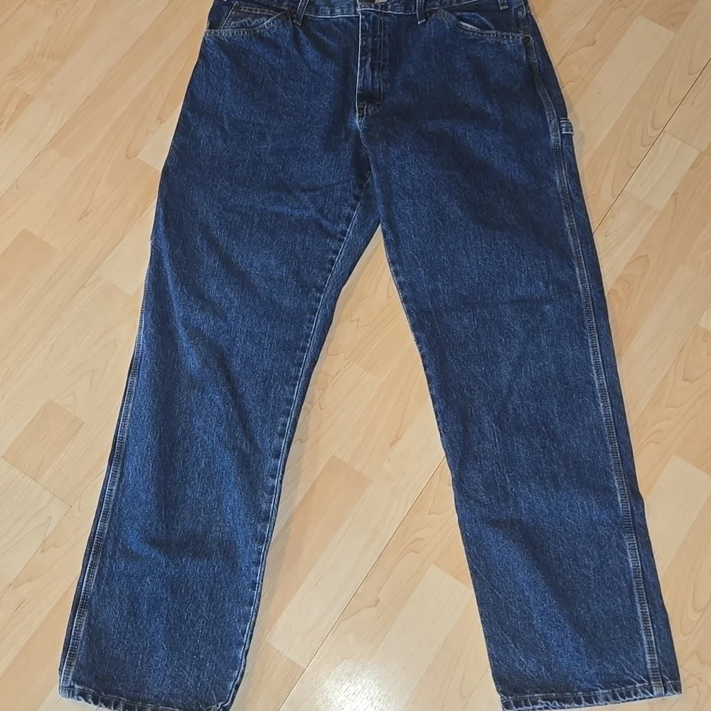 Dickies Blue Carpenter Work Jeans Mens 38x34 Outdoor Jeans - Picture 8 of 10